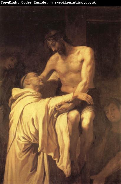 RIBALTA, Francisco Christ Embracing St.Bernard